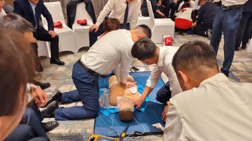 山西潇河新城万达锦华酒店开展红十字救护员培训